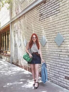 NEW! Madewell Utility Full Zip Denim Mini Skirt. 25.